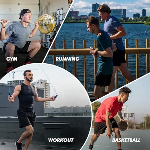 5 Pack Athletic Basketball Gym Quick Dry Mens Shorts with Zipper Pockets