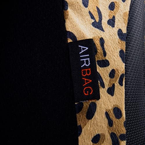 Car seat Covers Protects Leopard Printing Velvet Faux Leather Carbon Fiber Front and Rear Bench (Leopard Brown Black, Full Set - 8PCS)
