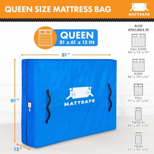 Queen Size Mattress Bags for Moving and Storage, Bed Cover