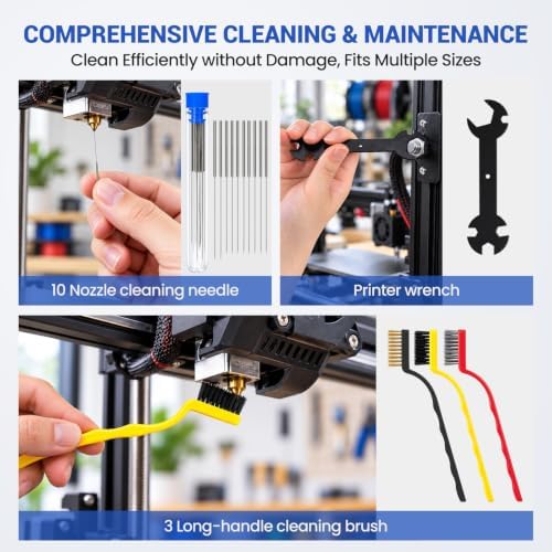65Pcs 3D Printer Tools Kit with Storage Case, 3D Printer Accessories