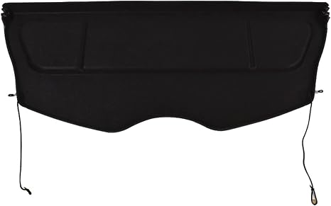 marddpair Black Non Retractable Rear Trunk Cargo Cover Replacement for Nissan Leaf 2013-2017