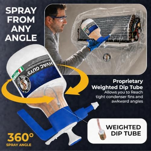 Handheld Chemical Pump Sprayer with 360° Spray Angle
