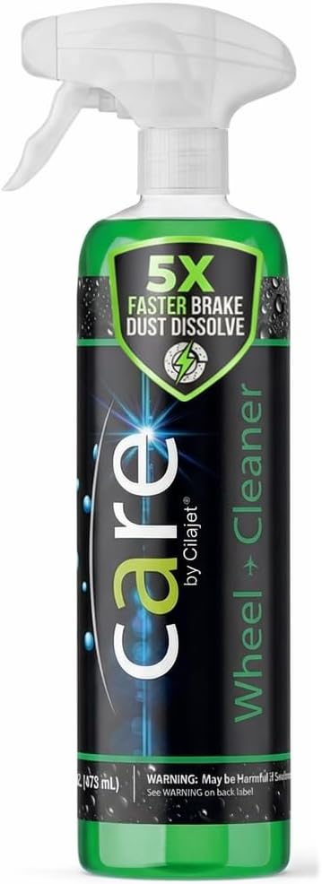 Care Wheel Cleaner, Car Cleaning Supplies, Auto Detailing Supplies, Removes Brake Dust, Grime, Safe for Various Wheel Fi