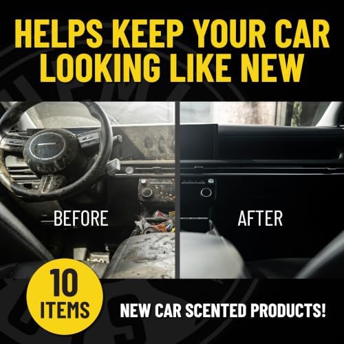 New Car Scent Detailing Kit, Air Freshener & Interior Care