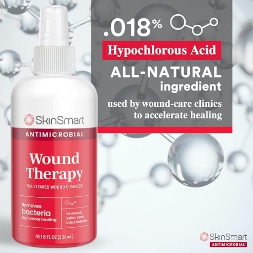 Wound Therapy, Hypochlorous Acid Spray, 8 oz