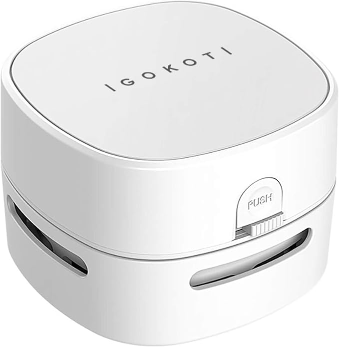 IGOKOTI Desk Vacuum Cleaner (White)