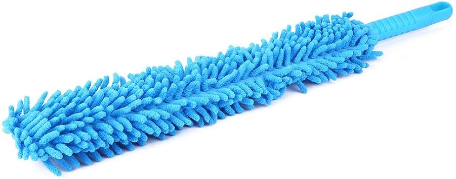 Handle Microfiber Wheel Brush for Cars Flexible Soft Scratch Tool for Alloy Rims Tires and Interior Surfaces