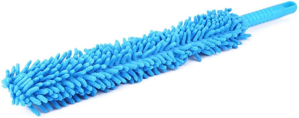 Handle Microfiber Wheel Brush for Cars Flexible Soft Scratch Tool for Alloy Rims Tires and Interior Surfaces