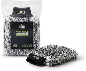 Microfiber Car Wash Mitt, Sponges for Cleaning, Car Detailing Kit, Easy to Use, Durable and Long-Lasting, Comfortable to