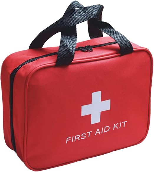 Red First Aid Kit Bag Empty Travel First Aid Bag Responder Storage Compact Survival Medicine Emergency Rescue Pouch Bags