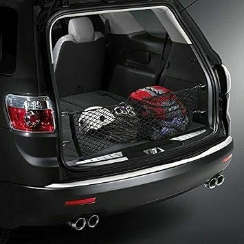 Rear Trunk Organizer Cargo Net for GMC Acadia 2007-2016 – Envelope Style Cargo Net for SUV - Premium Mesh Elastic Car Tr
