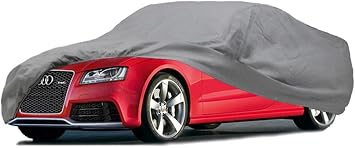 SBU 3 Layer All Weather Car Cover Compatible for Chrysler Crossfire Vehicle Model Years 2002-2008 Breathable auto Protec