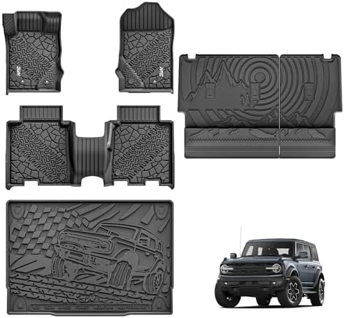 Full Protection Mats for Bronco 4 Door 2021-2026 2027