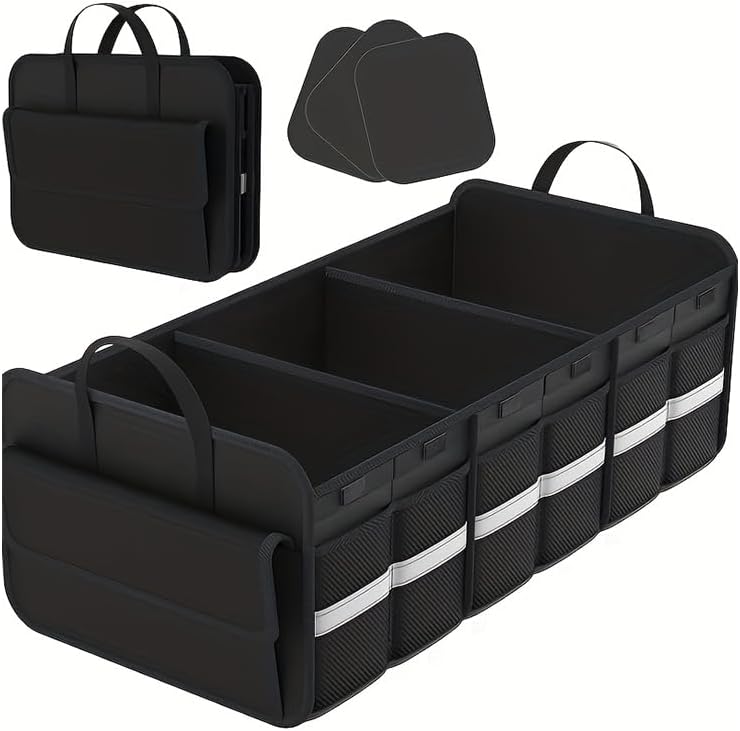 100L Car Trunk Organizer,Foldable Organizer for SUV & Sedans