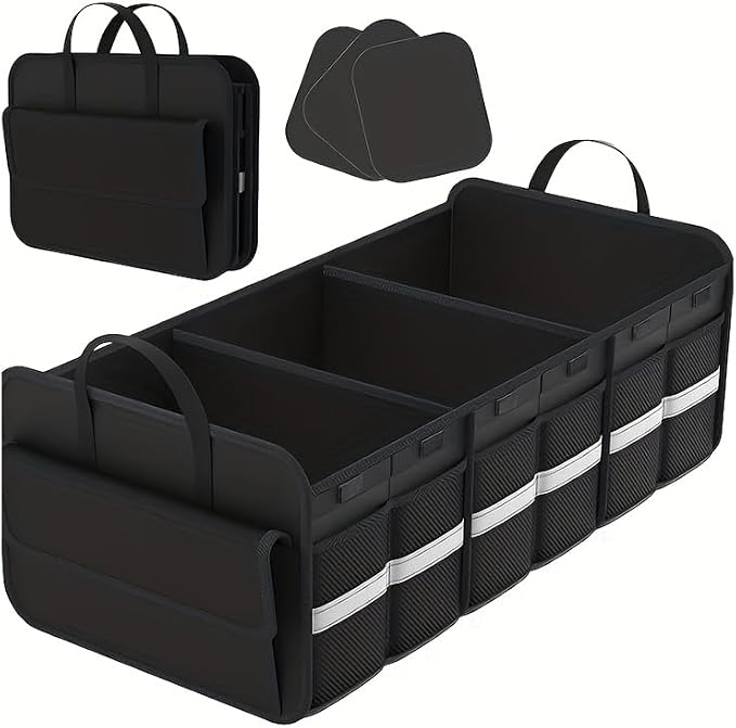 100L Car Trunk Organizer,Foldable Organizer for SUV & Sedans