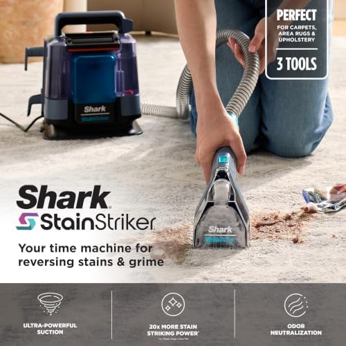 Shark StainStriker Portable Carpet/Upholstery Cleaner, 3 Tools, PX206BRN