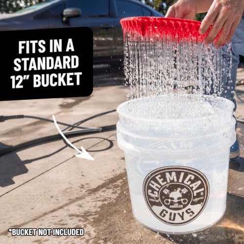 Cyclone Dirt Trap Car Wash Bucket Insert, Red, 12 in, 2 Pack