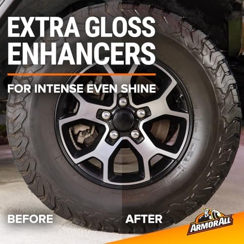 Tire Shine Spray, Even Shine, Minimal Overspray, 2 Count