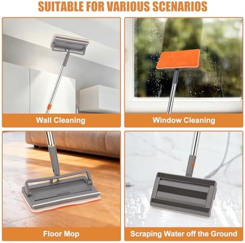 Baseboard Cleaner Tool with Handle, Ceiling Fan Cleaner Duster