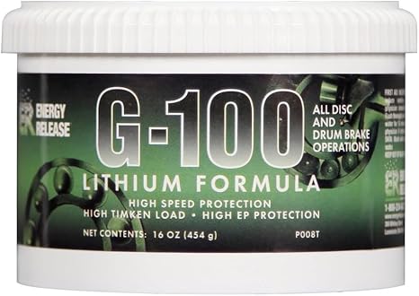 HI-GEAR ENERGY RELEASE G-100 High Speed Lithium Grease 16 fl. oz. | Premium Lithium Complex Grease for Fast Moving Appli