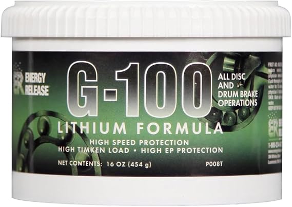 HI-GEAR ENERGY RELEASE G-100 High Speed Lithium Grease 16 fl. oz. | Premium Lithium Complex Grease for Fast Moving Appli