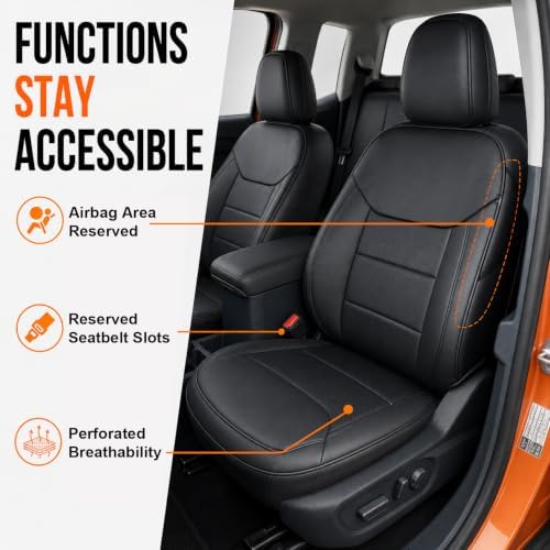 Seat Covers for 2022-2026 Maverick Accessories (Black)