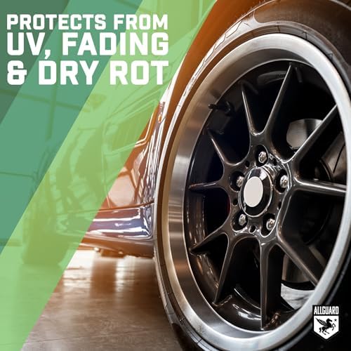 Tire GSS – XiO2™ Tire Shine Spray with Graphene Forms Tri-Molecular Bond to Rubber – Water-Resistant, Long-Lasting Protection – Satin Black Finish – Easy, No-Sling Application with Applicator Pad