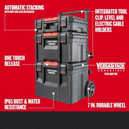 VERSASTACK XL Rolling Tower Tool Storage System, 4 piece (CMST60420)
