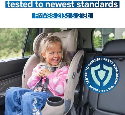 Matcha Spin SI, 360⁰ Rotating 3-in-1 Car Seat, Side Impact Protection, Easy Install