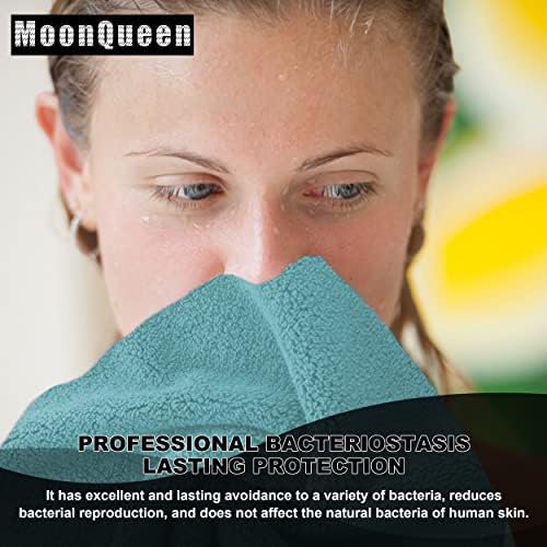 Microfiber Facial Cloths Fast Drying Washcloth 12 Pack - Premium Soft Makeup Remover Cloths - Multicolored