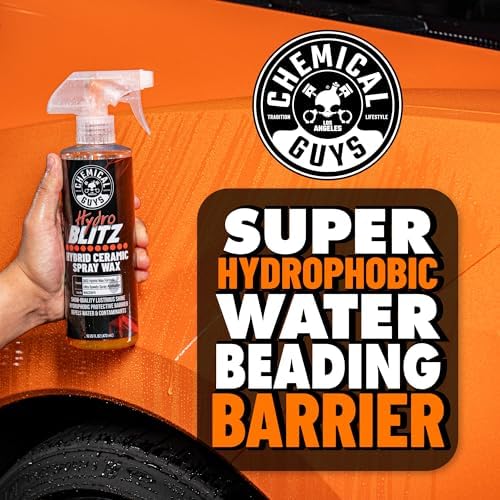 HydroBlitz Ceramic Spray Wax with Carnauba for Cars, 16 oz