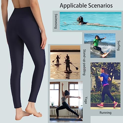 Women's Swim Pants UPF 50+ High Waist Rash Guard Leggings