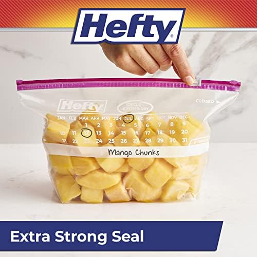 Calendar Slider Storage Bags, Half Gallon Size, 4pk, 32ct (128 Total)