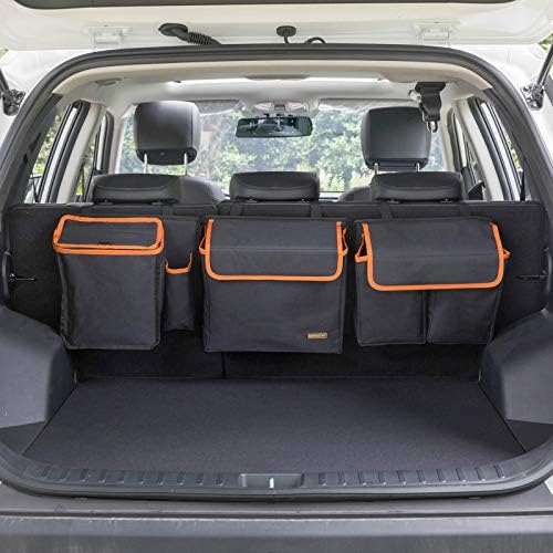 Trunk Organizer, Backseat Hanging with Cooler for Medium & Large SUV, RV
