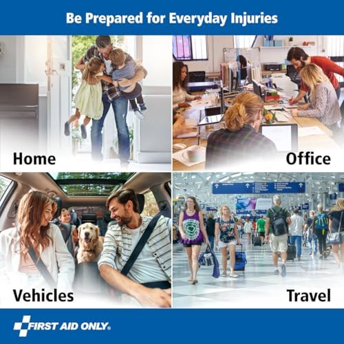 313-Piece First Aid Kit for Home, Car & Travel