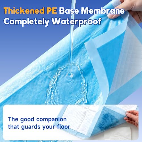 XL Pee Pads for Dogs, 34 x 28 in, 6-Layer Training Pads, Leak-Proof,40-Pack