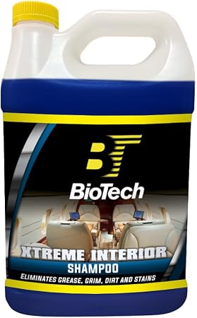 BioTech Xtreme Interior Shampoo, Upholstery shampoo, Carpet cleaner, Strong stain eliminator, Contains special cleaners,