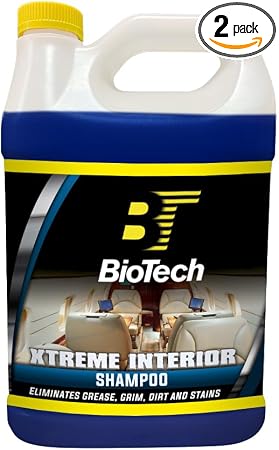 BioTech Xtreme Interior Shampoo, Upholstery shampoo, Carpet cleaner, Strong stain eliminator, Contains special cleaners,