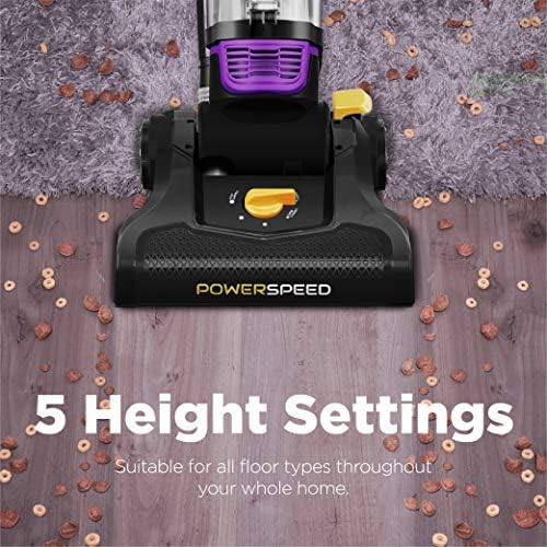 Eureka NEU182B PowerSpeed Bagless Upright Vacuum Cleaner, Purple
