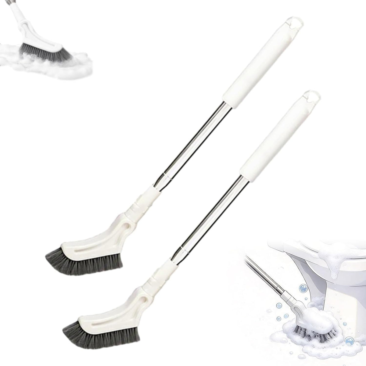 Telescopic Crevice Cleaning Brush,Extendable Crevice Cleaning Brush 2PCS