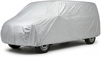 CarsCover 100% Sunblock Mini Van Fit Up to 195 inch Minivan Car Cover