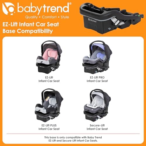 EZ-Lift™ Plus Infant Car Seat Base, Black – Secure Click-in Attachment, Adjustable Recline Positions, Easy-Leveling Setup, Everyday Convenience for Growing Families
