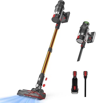 Cordless Vacuum Cleaner, Vacuum Cleaners for Home, 50KPA 500W Stick Handheld Pet Hair Hardwood Floor Vac, High Power Han