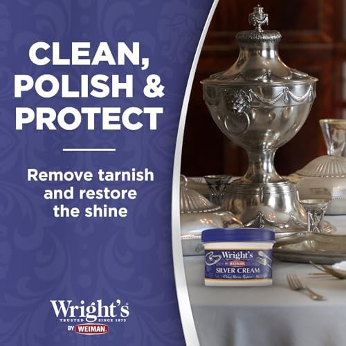 By Weiman Silver Cleaner and Polish Cream with Polishing Cloth