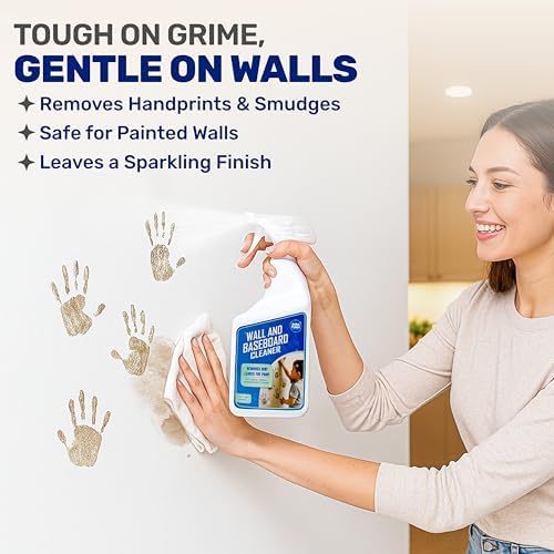 Wall & Baseboard Cleaner - Non-Toxic, Kid & Pet Safe, USA Made