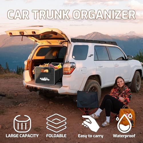 Car Trunk Organizer Collapsible Trunk SUV Storage Box for Subaru Outback