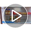 Clear Fridge Organizer, Refrigerator Organizer Bins with Handle, Freezer, Kitchen Cabinet, Pantry Organization, BPA Free Fridge Organizers (12.4 inch 8 Pack)