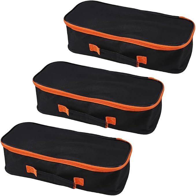3pack Tool Pouch with Zipper Utility Small Tool Bag for Screw Plier Wrench Screwdriver Mechanic Car Vacuum Men garden Ha