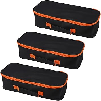 3pack Tool Pouch with Zipper Utility Small Tool Bag for Screw Plier Wrench Screwdriver Mechanic Car Vacuum Men garden Ha