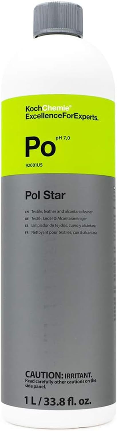 Pol Star Neutral Leather, Suede & Upholstery Cleaner, 33.8 fl oz